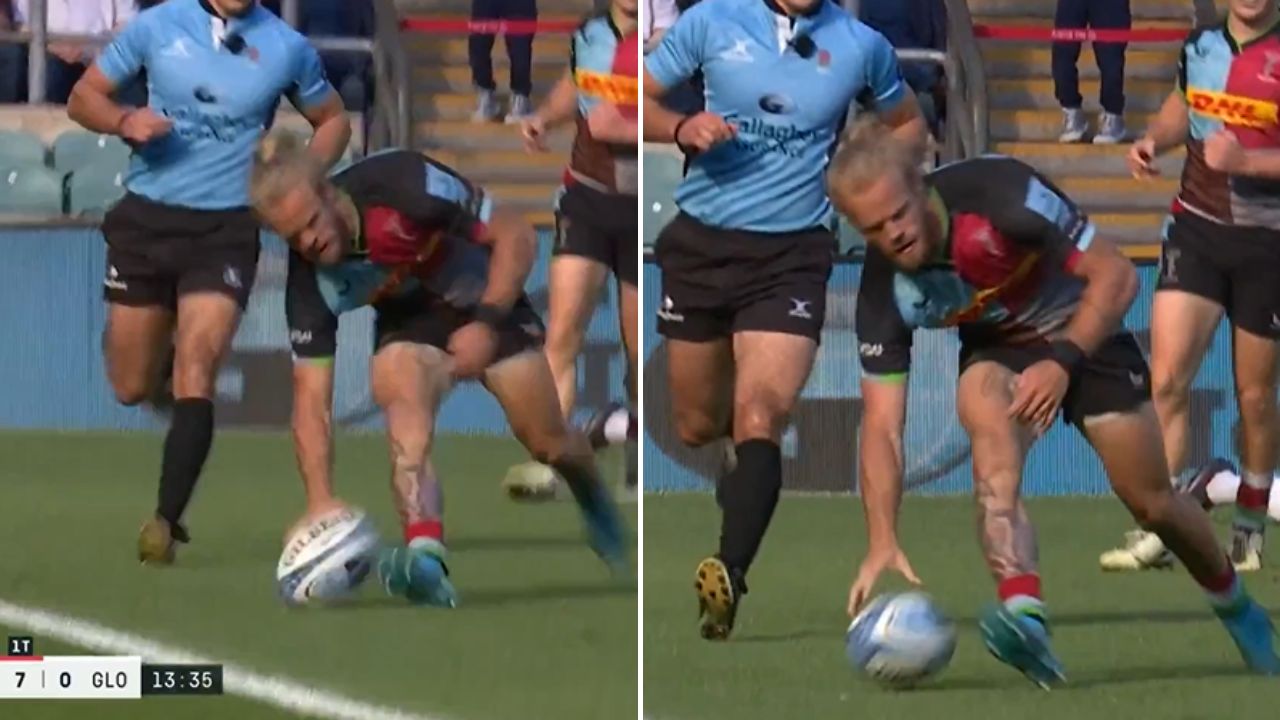 WATCH: Springbok hopeful Tyrone Green’s tryline blunder at Twickenham